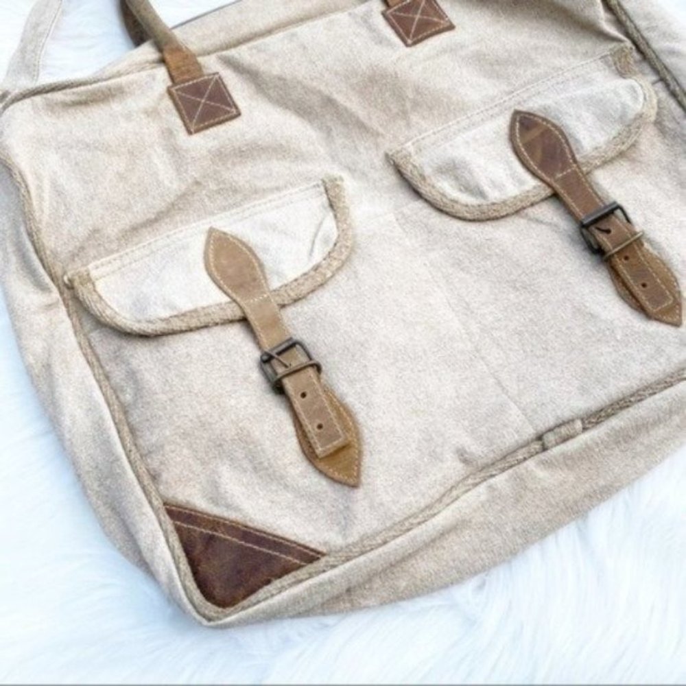The Barrel Shack The Porter Satchel Messenger Bag - Picture 3 of 12